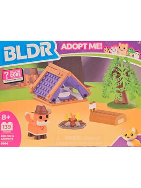BLDR Adopt Me! Red Fox & Campsite Complete Set 139 Pieces Model No. 0004 NEW